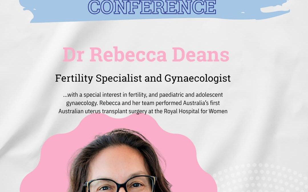 Championing Fertility Rights: Associate Professor Rebecca Deans Speaks at the MRKH Conference