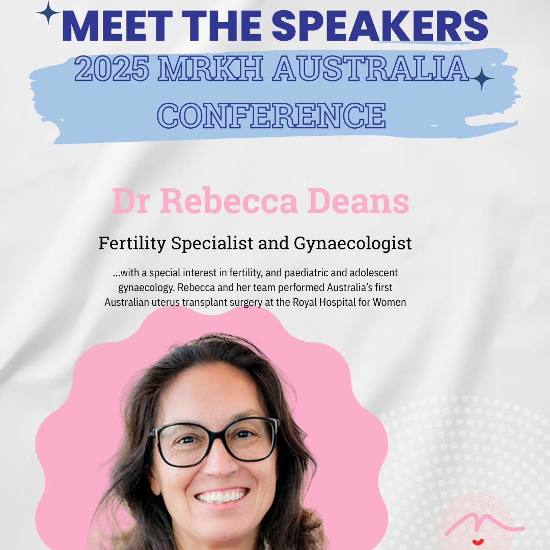 Championing Fertility Rights: Associate Professor Rebecca Deans Speaks at the MRKH Conference Post Image