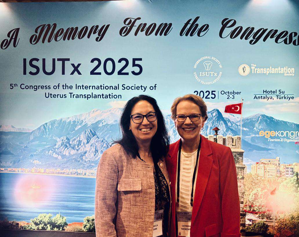 Assoc. Prof. Rebecca Deans Appointed Secretary and Honored Dignitary at ISUT 2025 Turkey – Celebrating Milestones in Uterus Transplantation with Dr. Catherine Racowsky Assoc. Professor Rebecca Deans